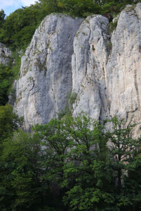 Routendatenbank mit Klettertopo und Kletterführer vom Klettergebiet Donaudurchbruch, südliches Frankenjura