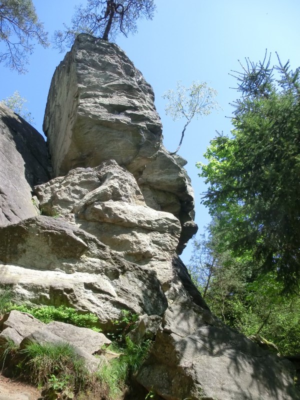 Routendatenbank mit Klettertopo und Kletterführer vom Klettergebiet Bayerischer Wald