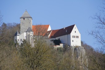 Klettern im Altm&uuml;hltal - Schlo&szlig; Prunn