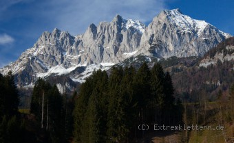 Der Schleierwasserfall ein Paradies für Extremkletterer