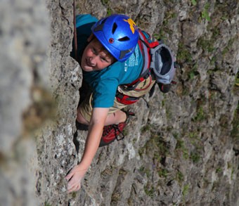 Kletterkurs und Klettergruppe f&uuml;r Kinder