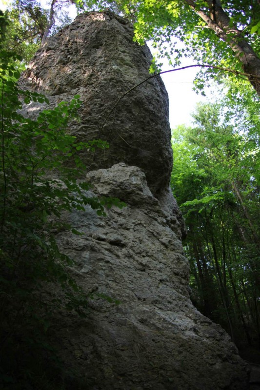 Felsfoto: Spitzer Turm (Steinerne Stadt) und 690 weitere Felsen im Klettergebiet Fränkische Schweiz (Frankenjura) ➤ Routen mit Schwierigkeitsgraden f&uuml;r den Fels Spitzer Turm (Steinerne Stadt) ➤ Klettertopo & Kletterf&uuml;hrer ➤ 19.05.2026