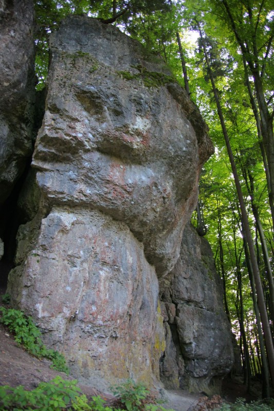 Felsfoto: Teufelsrissmasiv (Schlaraffenland, Hirschbachtal)  und 690 weitere Felsen im Klettergebiet Fränkische Schweiz (Frankenjura) ➤ Routen mit Schwierigkeitsgraden f&uuml;r den Fels Teufelsrissmasiv (Schlaraffenland, Hirschbachtal)  ➤ Klettertopo & Kletterf&uuml;hrer ➤ 19.05.2026