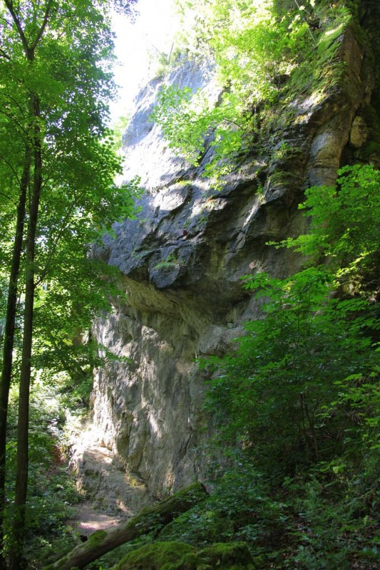 Felsfoto: Hohe Geisel und 690 weitere Felsen im Klettergebiet Fränkische Schweiz (Frankenjura) ➤ Routen mit Schwierigkeitsgraden f&uuml;r den Fels Hohe Geisel ➤ Klettertopo & Kletterf&uuml;hrer ➤ 19.05.2026