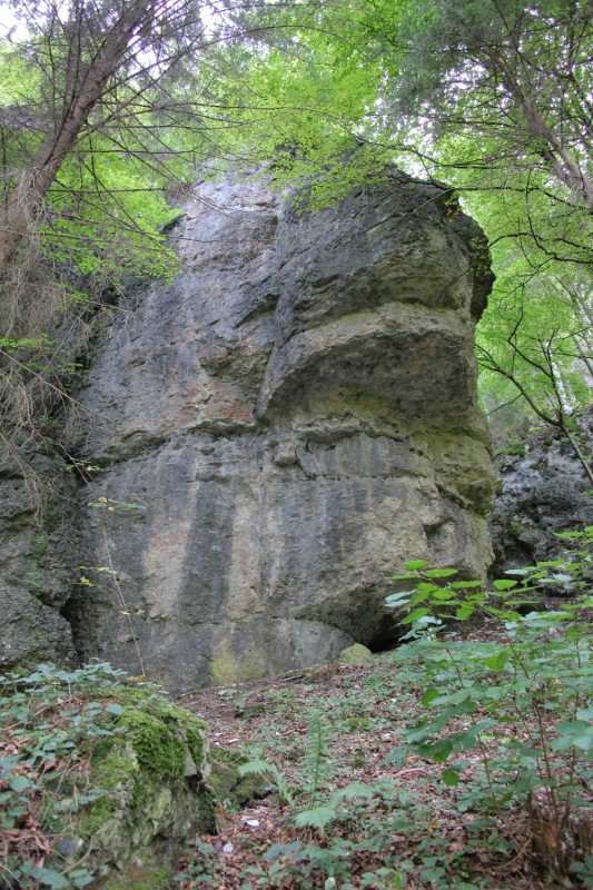 Felsfoto: Püttlachkamin und 690 weitere Felsen im Klettergebiet Fränkische Schweiz (Frankenjura) ➤ Routen mit Schwierigkeitsgraden f&uuml;r den Fels Püttlachkamin ➤ Klettertopo & Kletterf&uuml;hrer ➤ 19.05.2026