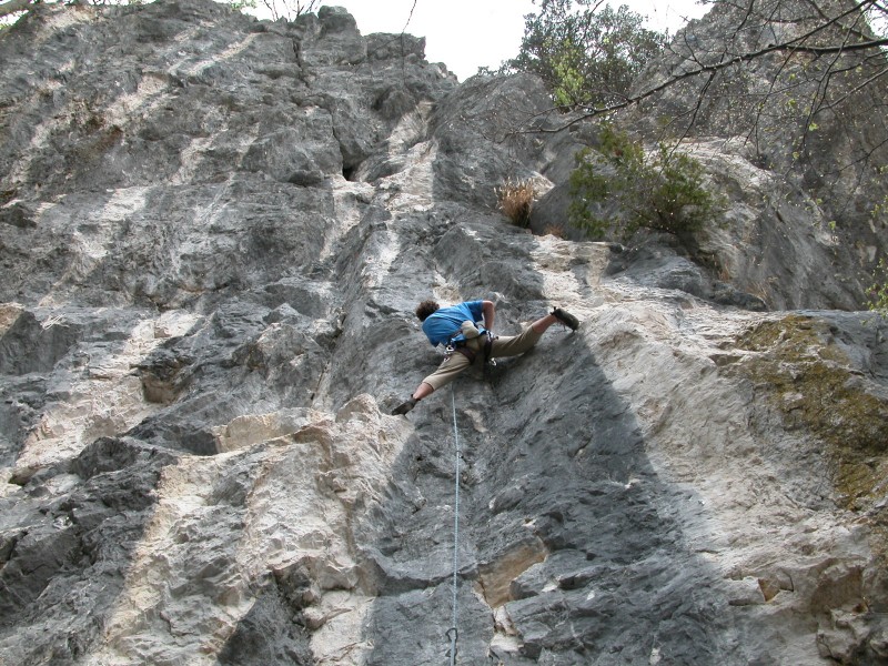 Felsfoto: Neuseelandwand und 23 weitere Felsen im Klettergebiet Kochel ➤ Routen mit Schwierigkeitsgraden f&uuml;r den Fels Neuseelandwand ➤ Klettertopo & Kletterf&uuml;hrer ➤ 19.05.2026