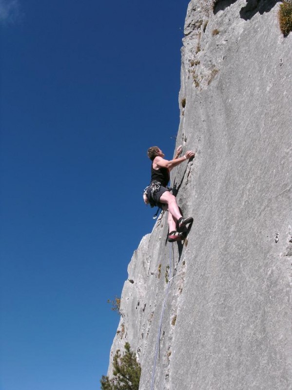 Felsfoto: Finde in der Routendatenbank von Extremklettern.de viele Infos &uuml;ber den Fels Schreistein vom Klettergebiet Tegernseer Berge ➤ Klettertopo & Kletterf&uuml;hrer ➤ 18.05.2026