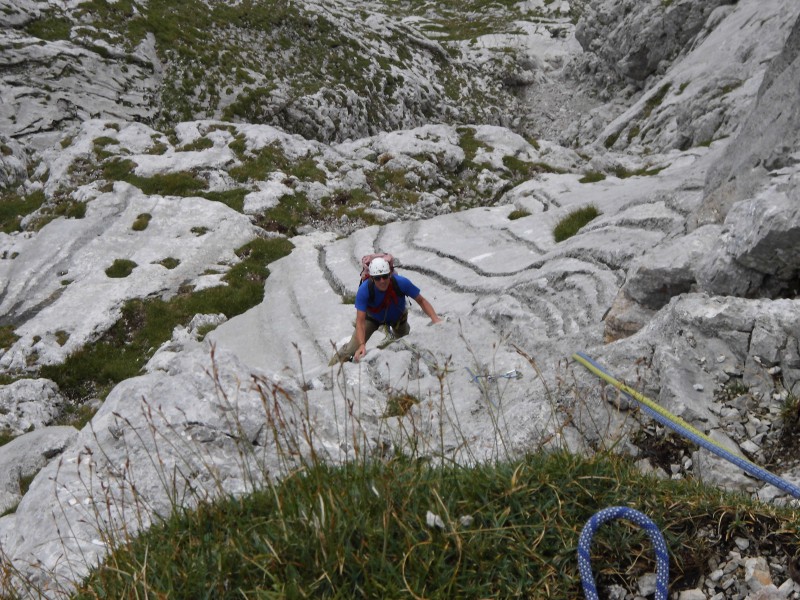 Felsfoto: Hohes Brett und 11 weitere Felsen im Klettergebiet Berchtesgadener Alpen ➤ Routen mit Schwierigkeitsgraden f&uuml;r den Fels Hohes Brett ➤ Klettertopo & Kletterf&uuml;hrer ➤ 30.08.2026