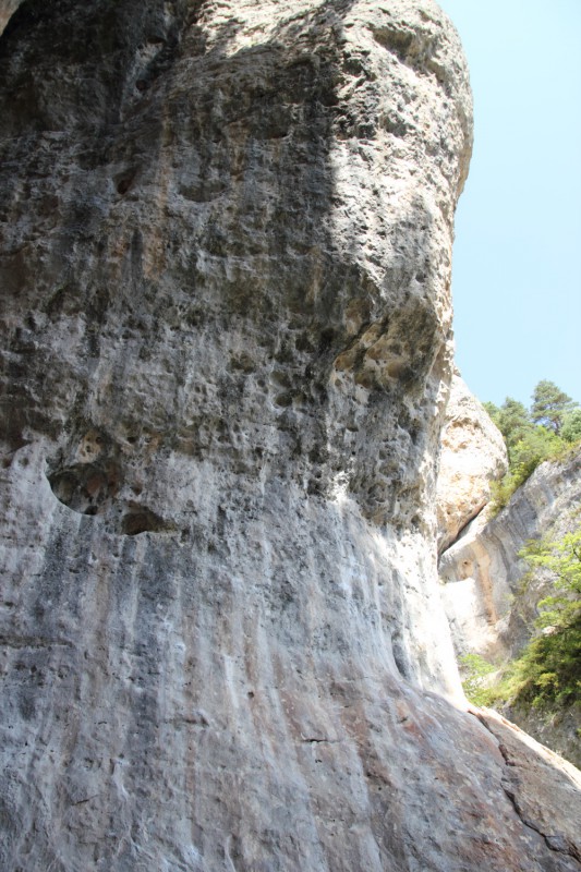 Felsfoto: L´Amphi und 23 weitere Felsen im Klettergebiet Tarnschlucht ➤ Routen mit Schwierigkeitsgraden f&uuml;r den Fels L´Amphi ➤ Klettertopo & Kletterf&uuml;hrer ➤ 18.05.2026