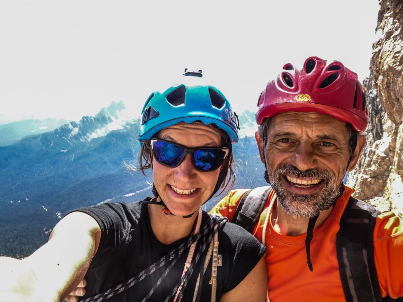 Felsfoto: Finde in der Routendatenbank von Extremklettern.de viele Infos &uuml;ber den Fels Gran Pilastro vom Klettergebiet Tofana ➤ Klettertopo & Kletterf&uuml;hrer ➤ 18.05.2026