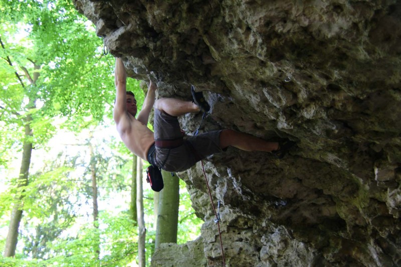 Kletterfotos Sportklettern