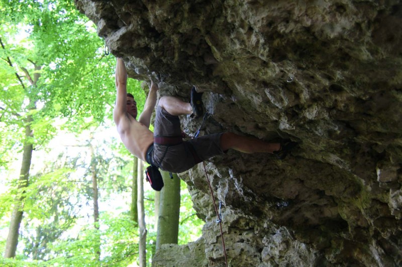 Kletterfotos Sportklettern