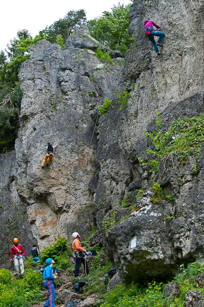 Kletterfotos Sportklettern