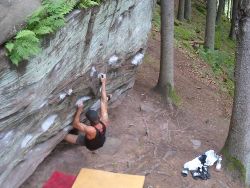 Kletterfotos Bouldern