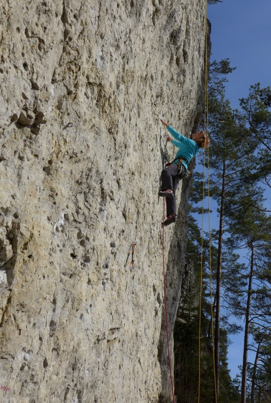 Kletterfotos Sportklettern