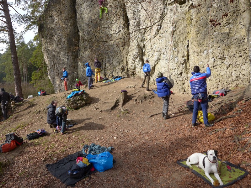 Kletterfotos Sportklettern