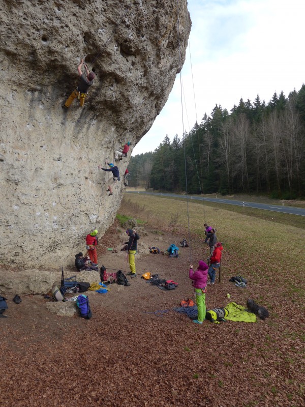 Kletterfotos Sportklettern