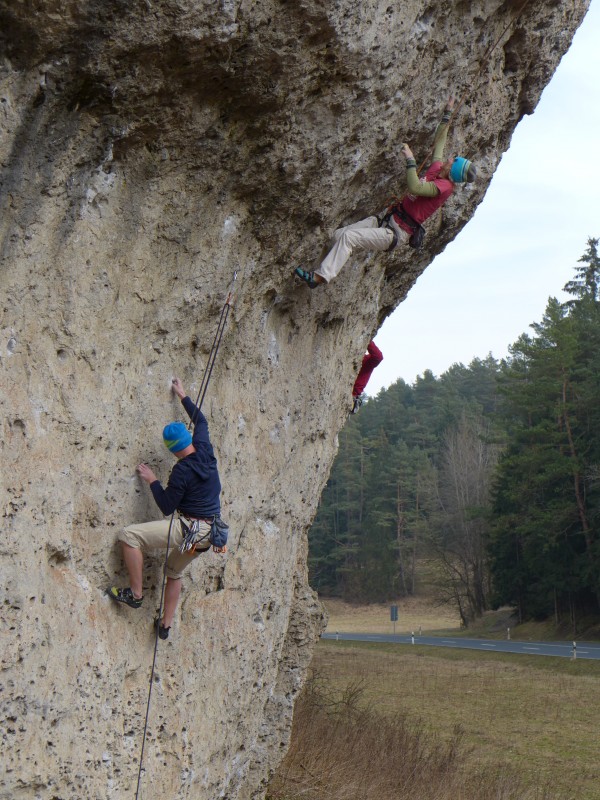 Kletterfotos Sportklettern
