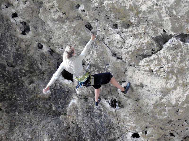 Kletterfotos Sportklettern