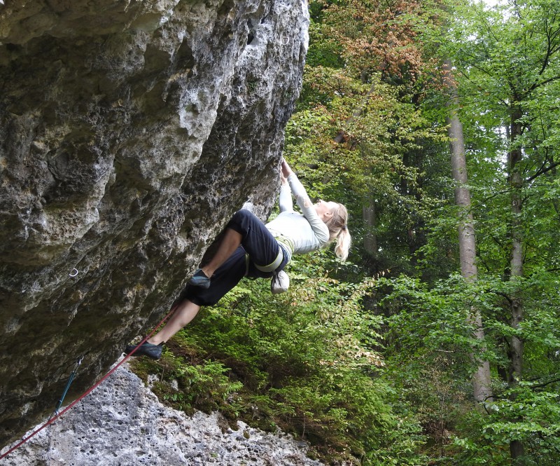 Kletterfotos Sportklettern