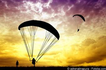Paragliding, Fallschirmfliegen, Kiten, Paragliden, Gleitschirmfliegen